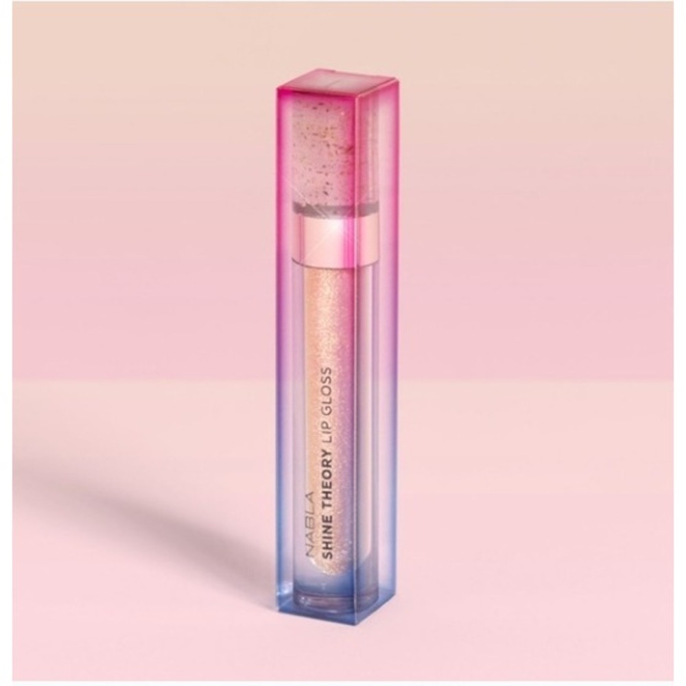 Nabla Shine Theory Lip Gloss Renaissance Shimmer Gold Nude 3ml‎ Vegan New in Box